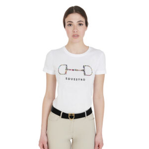 T-SHIRT DONNA SLIM FIT CON FILETTO