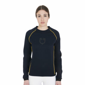 FELPA DONNA GIROCOLLO INTERLOCK