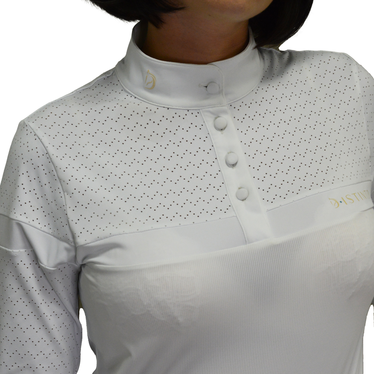 POLO CONCORSO D·ISTINTO DOTS CON MANICA LUNGA - immagine 2