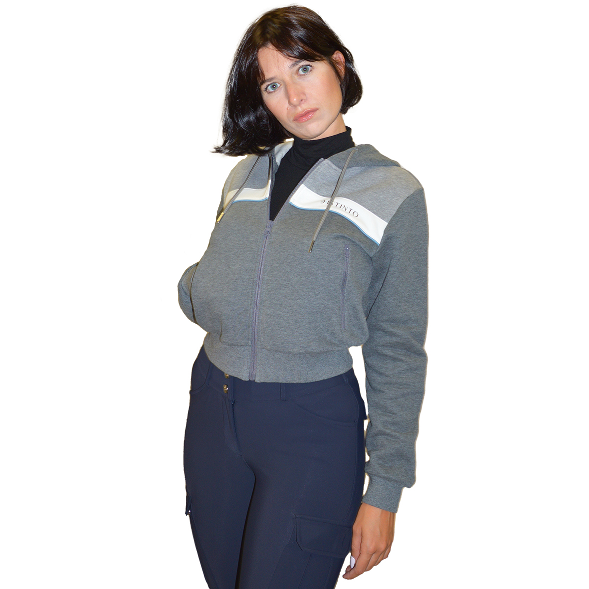 FELPA CROP D·ISTINTO TRIBE COTONE FELPATO - immagine 4