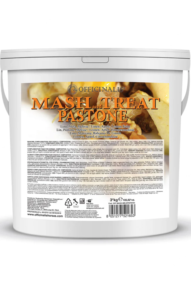 Mash and Treat - pastone Semi di Lino, Mele e Melissa
