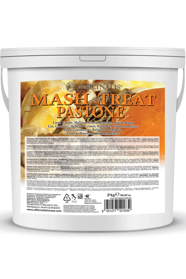 Mash and Treat - pastone Semi di Lino, Carote e Melissa